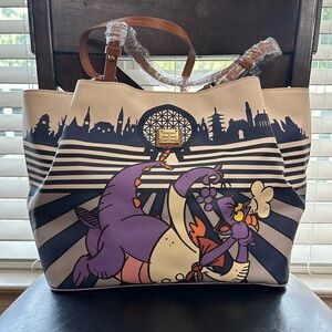 Disney Dooney & Bourke, 2017 EPCOT Food & Wine Festival Flynn Tote with Figment